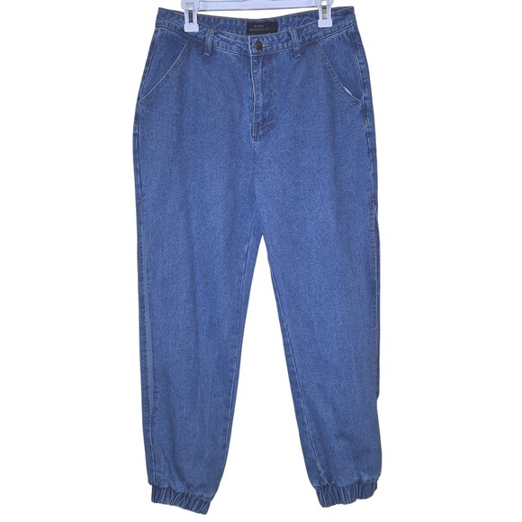 DenimCoLab Size Large Pull-On Denim Jogger w/ Side Split Party Festival Concert - Picture 3 of 6